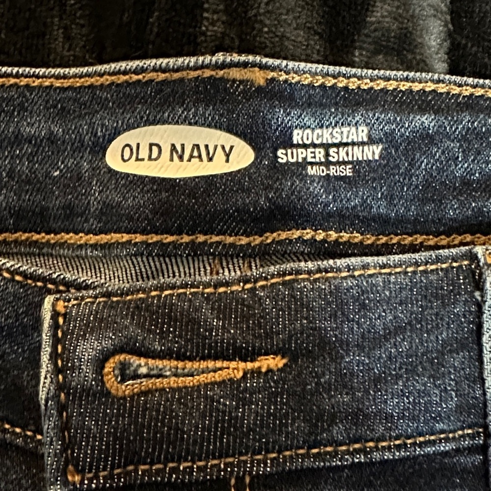 Old Navy Men's Mid-Rise Skinny Jeans - Dark Indigo